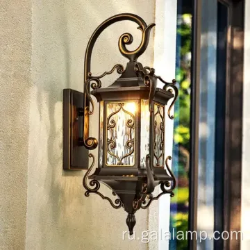 Европейская водонепроницаемая садовая лампа для наружного освещения стен